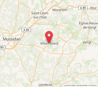 Map of Villamblard, Nouvelle-Aquitaine