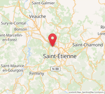 Map of Villars, Auvergne-Rhône-Alpes