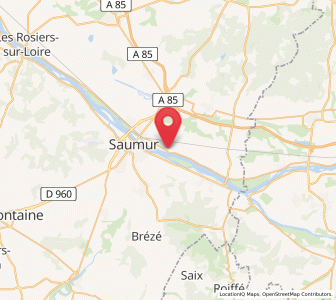 Map of Villebernier, Pays de la Loire