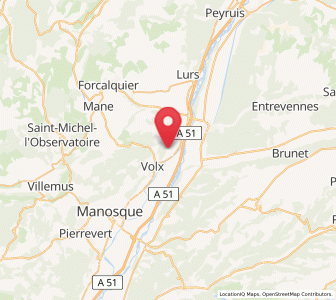 Map of Villeneuve, Provence-Alpes-Côte d'Azur