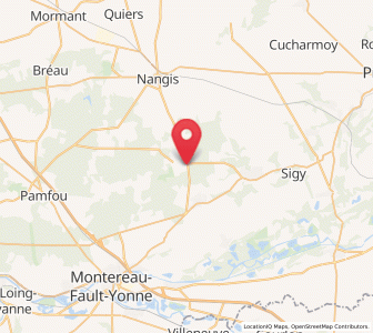 Map of Villeneuve-les-Bordes, Île-de-France