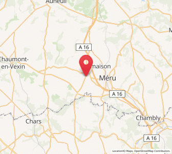 Map of Villeneuve-les-Sablons, Hauts-de-France