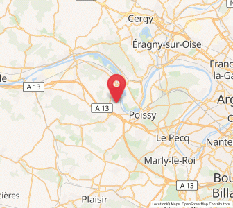 Map of Villennes-sur-Seine, Île-de-France