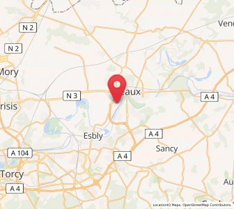 Map of Villenoy, Île-de-France