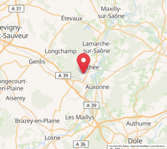 Map of Villers-les-Pots, Bourgogne-Franche-Comté