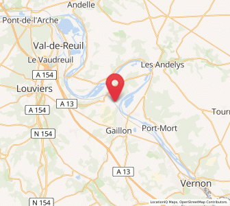 Map of Villers-sur-le-Roule, Normandy