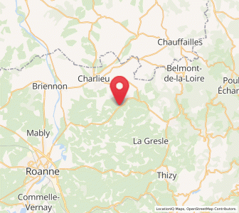 Map of Villers, Auvergne-Rhône-Alpes