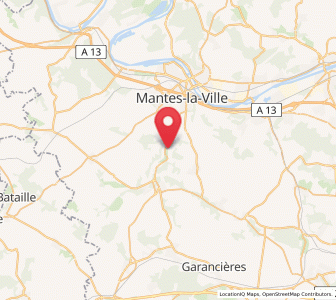 Map of Villette, Île-de-France