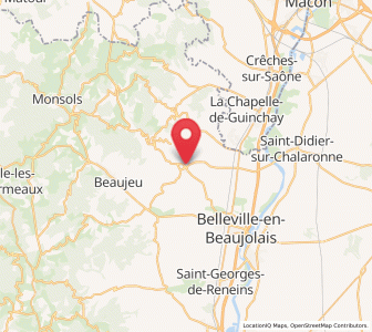 Map of Villié-Morgon, Auvergne-Rhône-Alpes