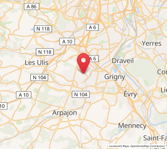 Map of Villiers-sur-Orge, Île-de-France