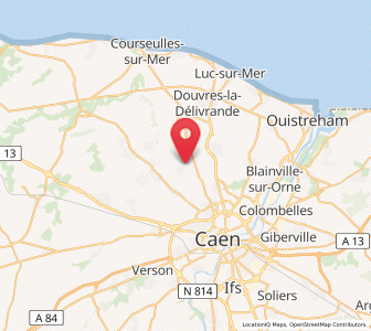 Map of Villons-les-Buissons, Normandy
