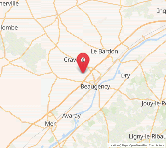Map of Villorceau, Centre