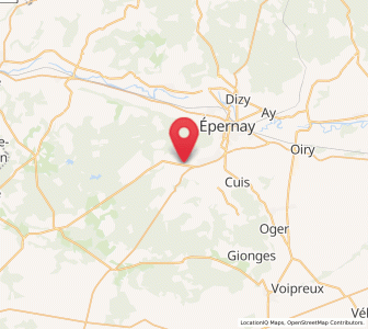 Map of Vinay, Grand Est