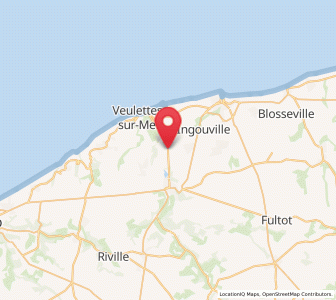 Map of Vittefleur, Normandy