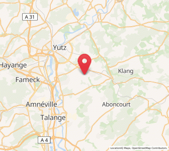 Map of Volstroff, Grand Est
