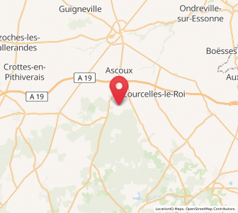 Map of Vrigny, Centre