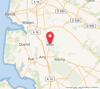 Map of Vron, Hauts-de-France