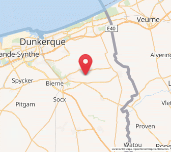 Map of Warhem, Hauts-de-France