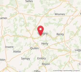 Map of Wicquinghem, Hauts-de-France