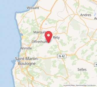 Map of Wierre-Effroy, Hauts-de-France