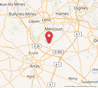 Map of Willerval, Hauts-de-France