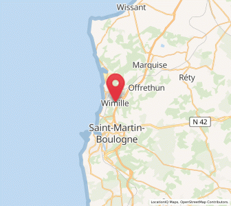 Map of Wimille, Hauts-de-France