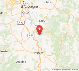 Map of Yronde, Auvergne-Rhône-Alpes