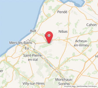 Map of Yzengremer, Hauts-de-France