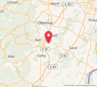 Map of Zellwiller, Grand Est