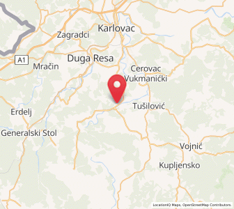 Map of Barilović, Karlovac
