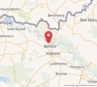 Map of Bistrinci, County of Osijek-Baranja