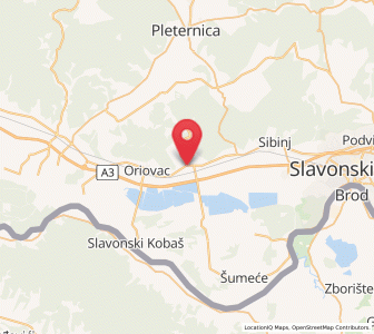 Map of Brodski Stupnik, Brod-Posavina