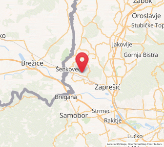 Map of Donji Laduč, County of Zagreb