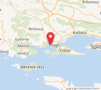 Map of Seget Donji, Split-Dalmatia