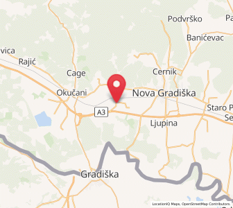 Map of Dragalić, Brod-Posavina