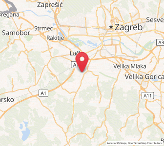 Map of Drežnik Brezovički, City of Zagreb