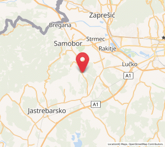 Map of Galgovo, County of Zagreb