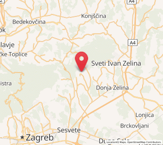 Map of Glavnica Donja, City of Zagreb