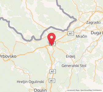 Map of Krč Bosiljevski, Karlovac