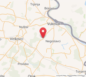Map of Petrovcy, Vukovar-Sirmium