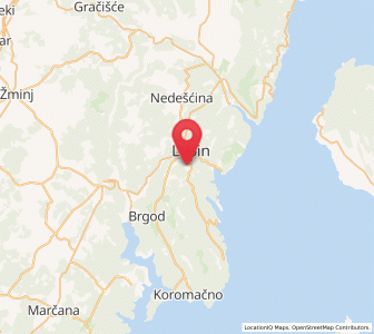 Map of Presika, Istria