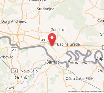 Map of Sikirevci, Brod-Posavina