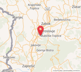 Map of Stubička Slatina, County of Krapina-Zagorje