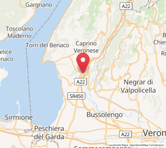Map of Affi, Veneto
