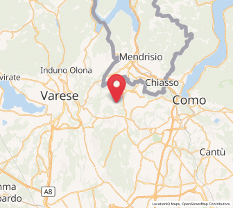 Map of Albiolo, Lombardy