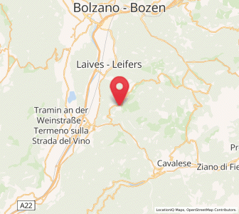 Map of Aldino, Trentino-Alto Adige