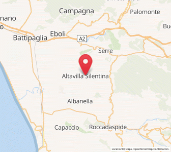 Map of Altavilla Silentina, Campania