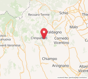Map of Altissimo, Veneto