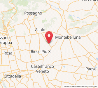 Map of Altivole, Veneto