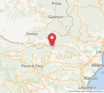 Map of Alto, Piedmont